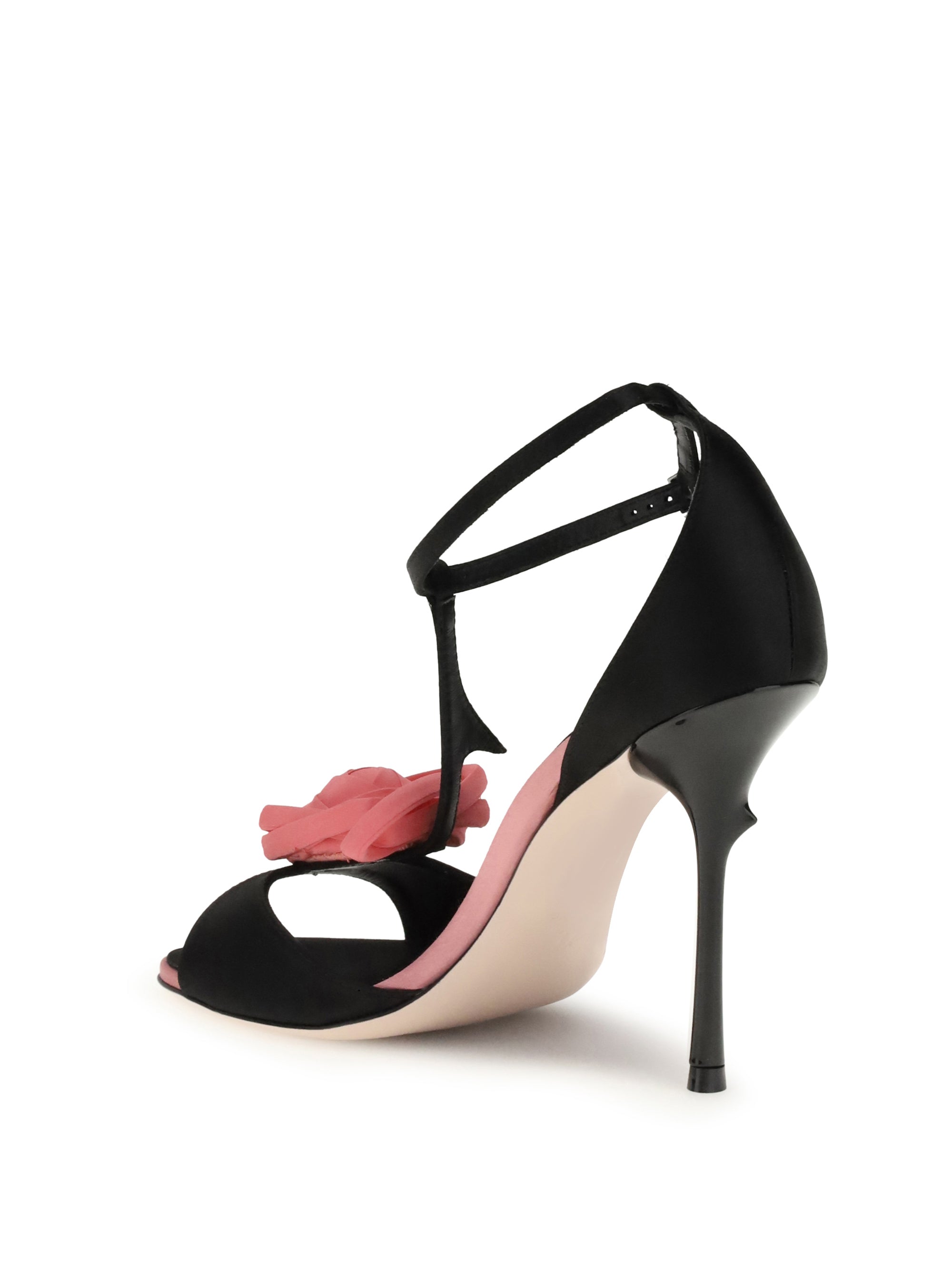 ROGER VIVIER 36 rose vivier satin sandals