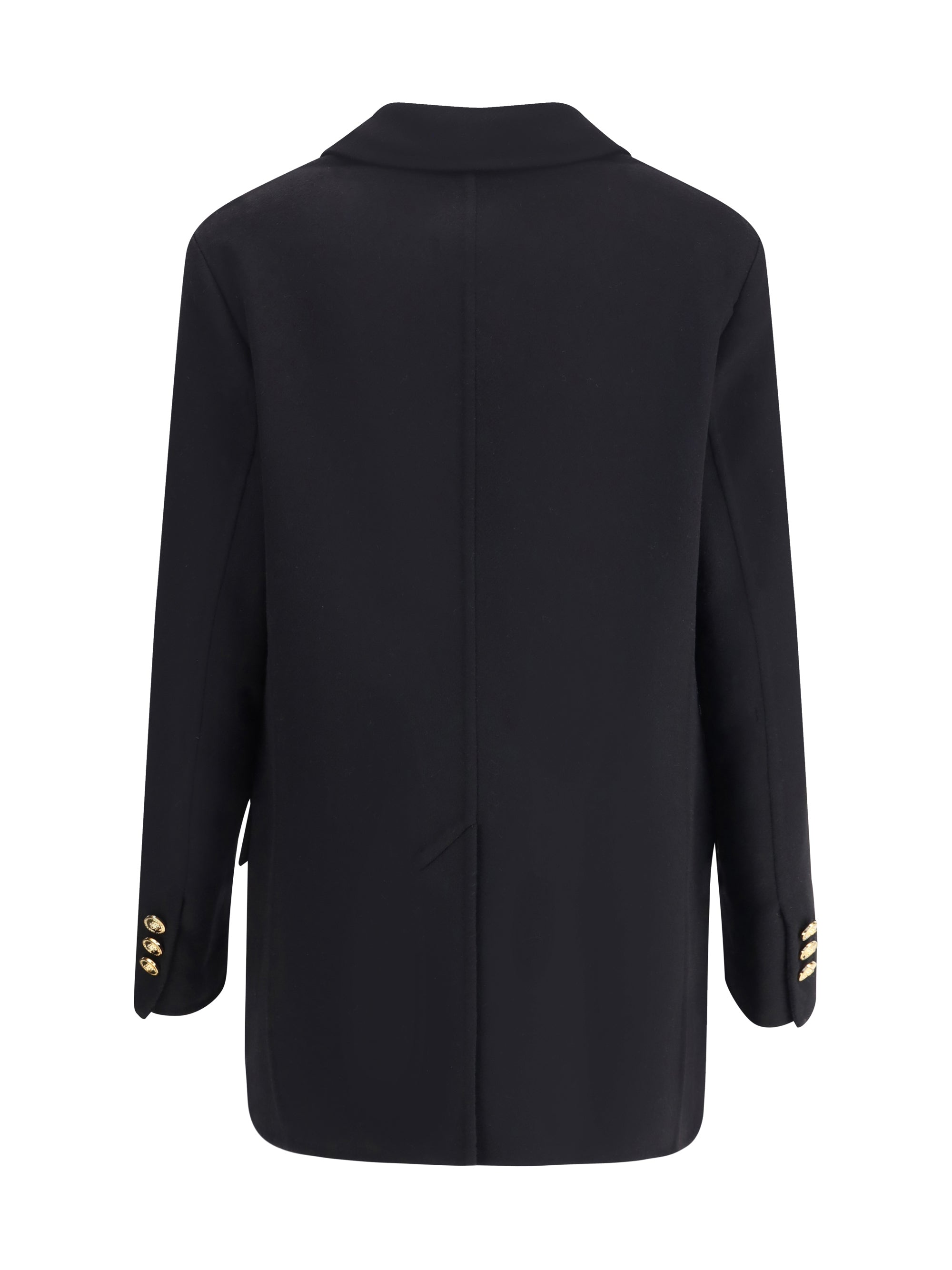 VERSACE 42 wool and cachemire double-breasted coat