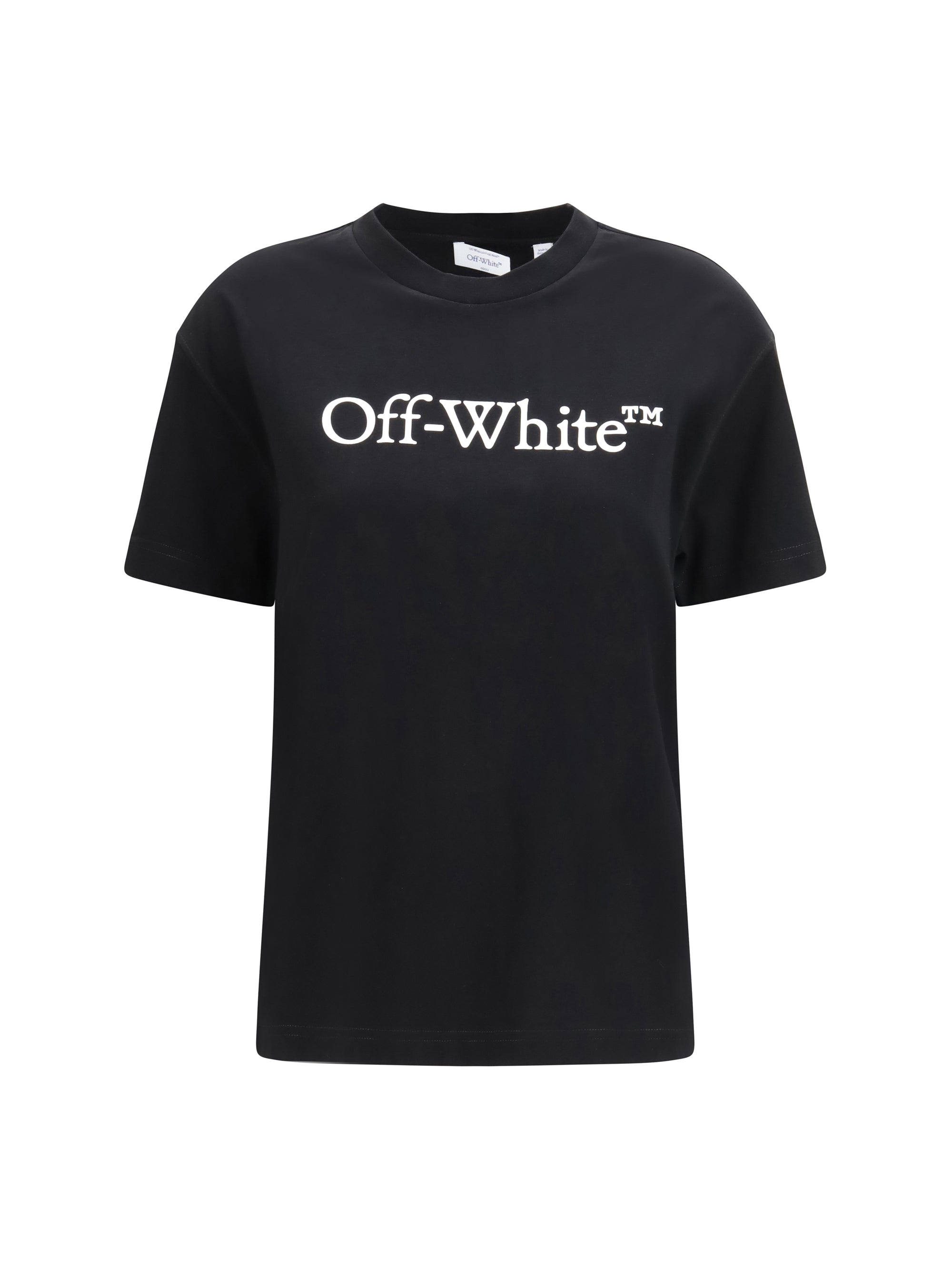 OFF-WHITE L big logo bookish t-shirt