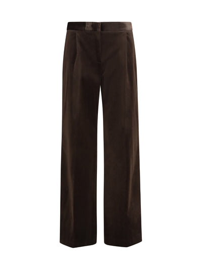 velvet tailored pants