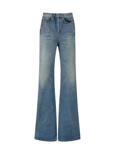 logo-motif jeans s pants
