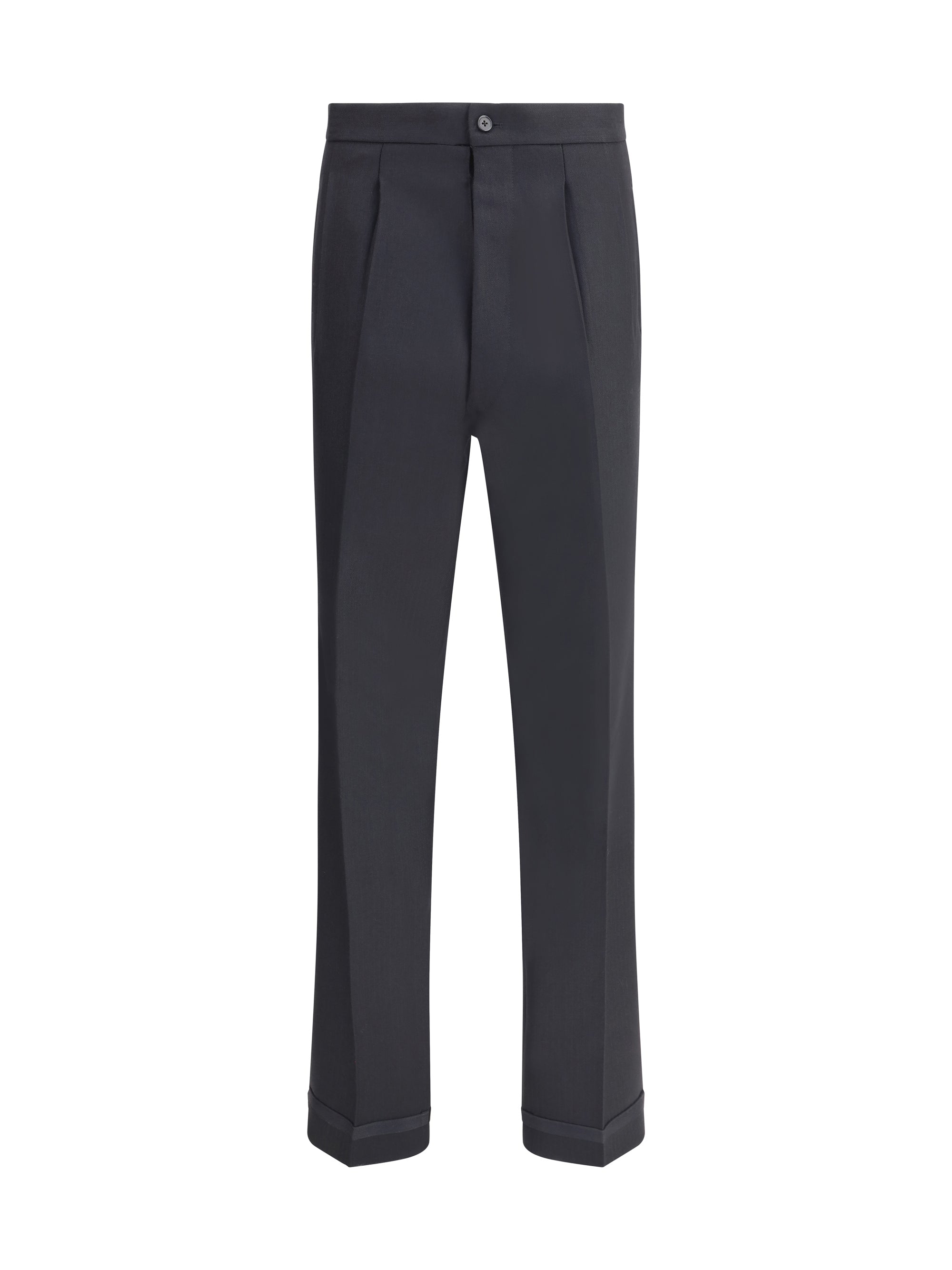 MARGIELA 40 wool pleated pants