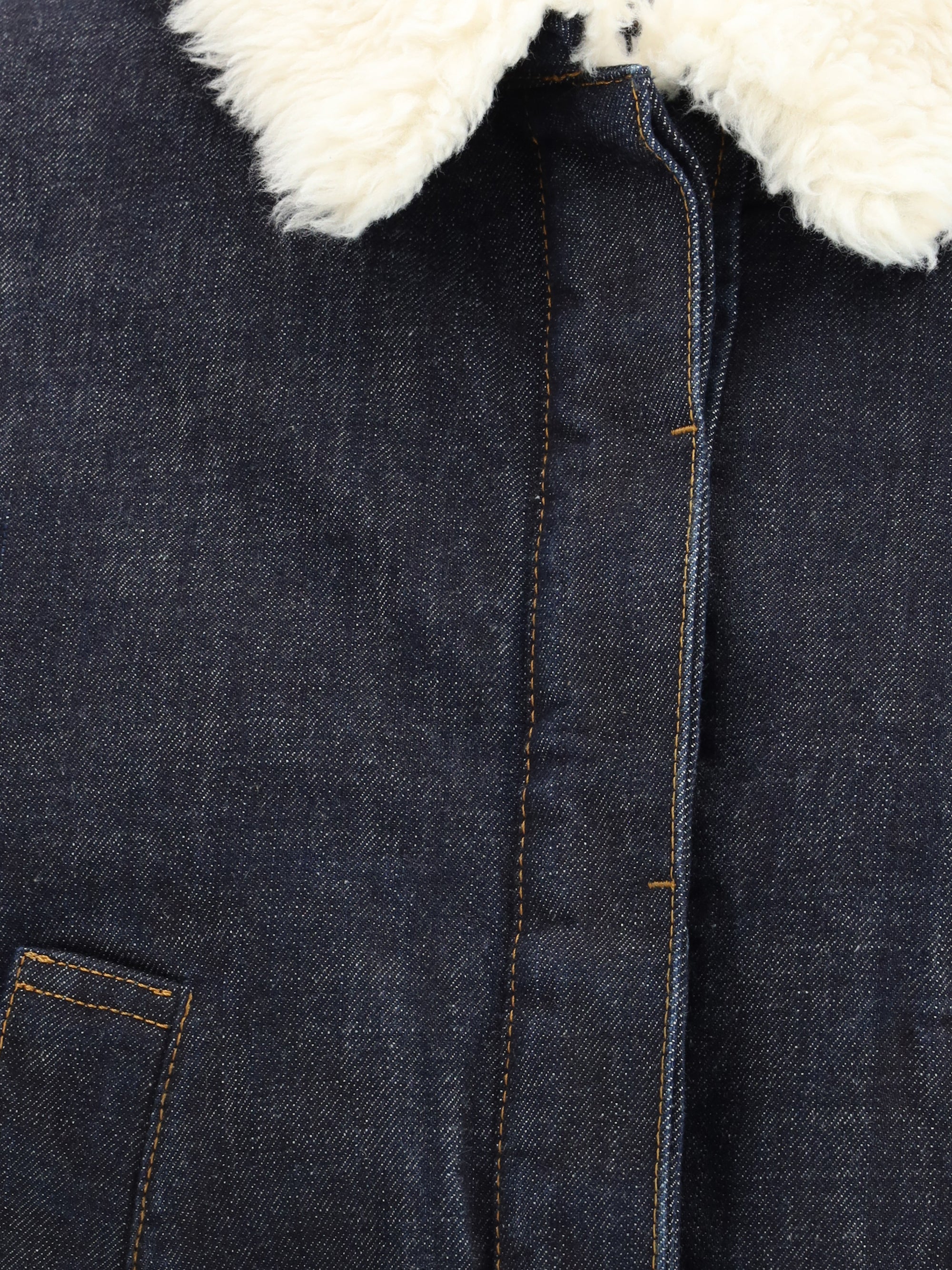 JACQUEMUS 36 de-nîmes ovalo denim bomber