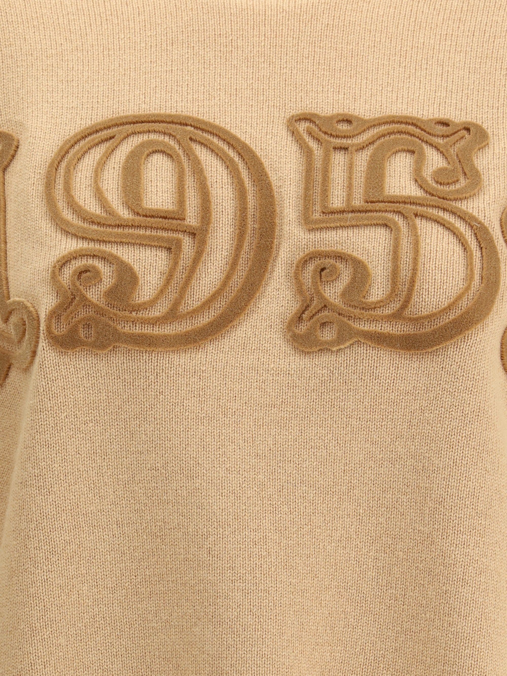 MAX MARA L fido sweater with a 1951 embroidery