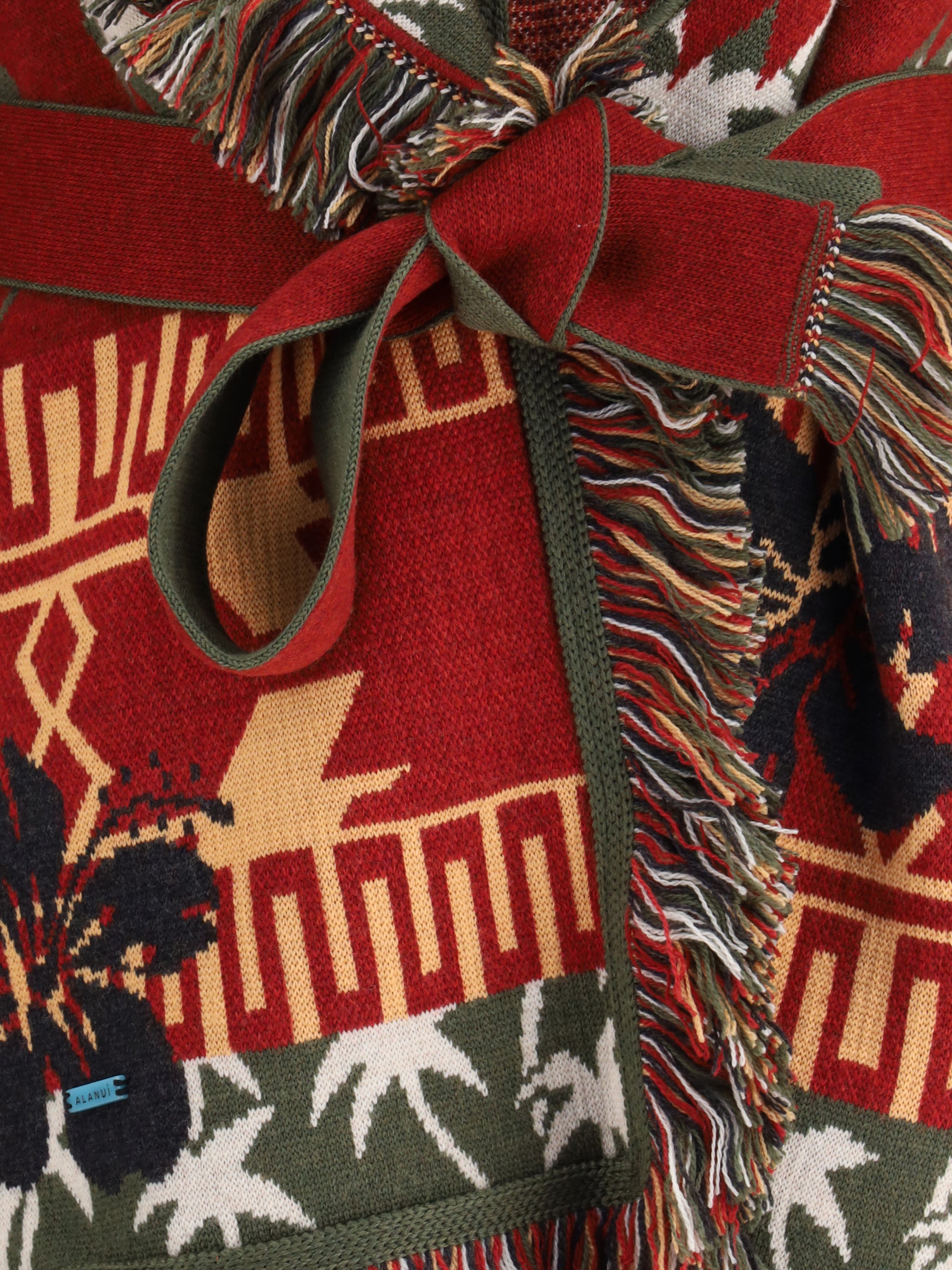 ALAIA M hibiscus bloom cardigan