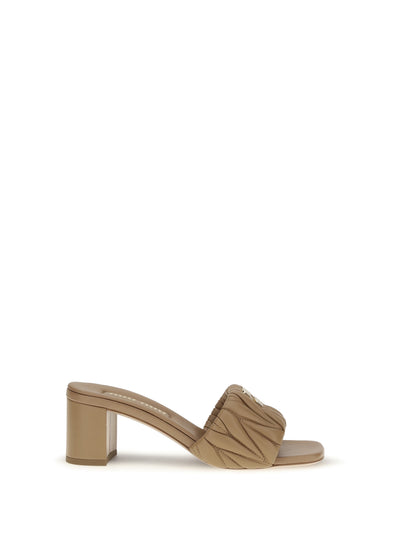 logoed sandals