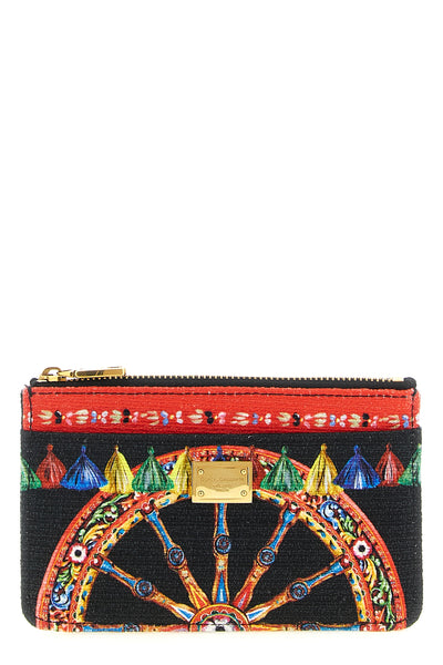 card holder in stretch mat