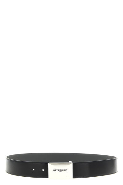 reversible belt in smooth and hammered calf leather