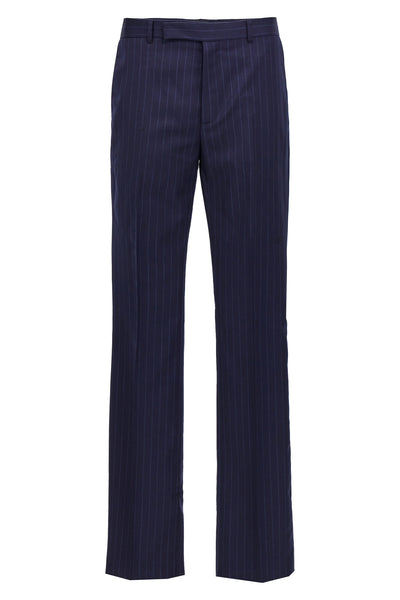pinstripe wool pants