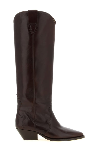 the isabel marant denvee high boots redefine the western aesthetic through a rig