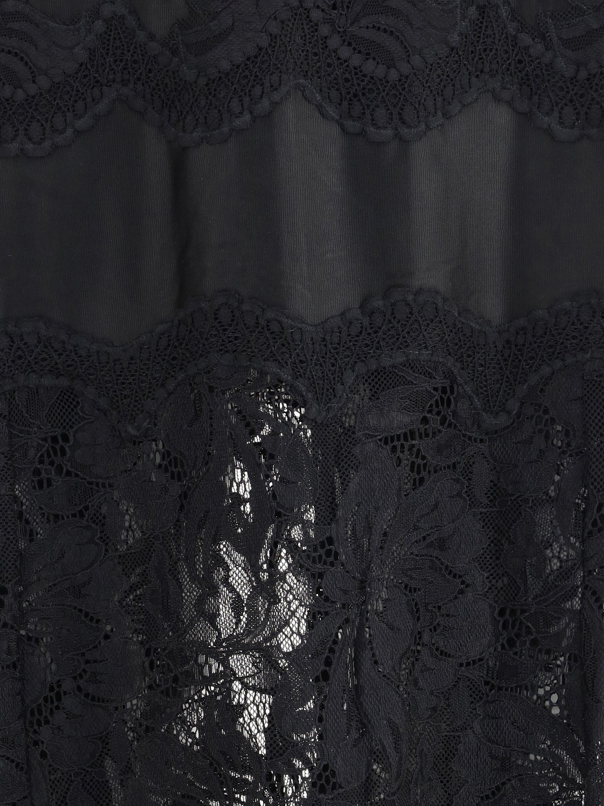 RABANNE 40 laced long dress