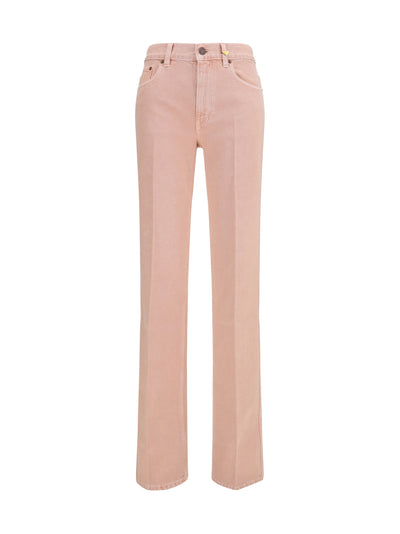 straight-leg jeans