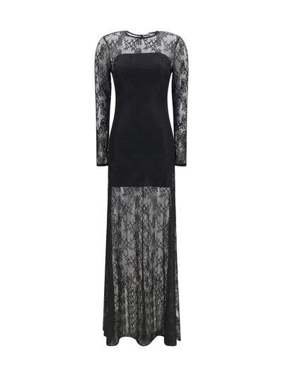 long lace dress
