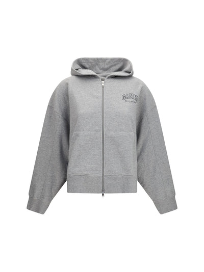 cotton zip-up hoodie