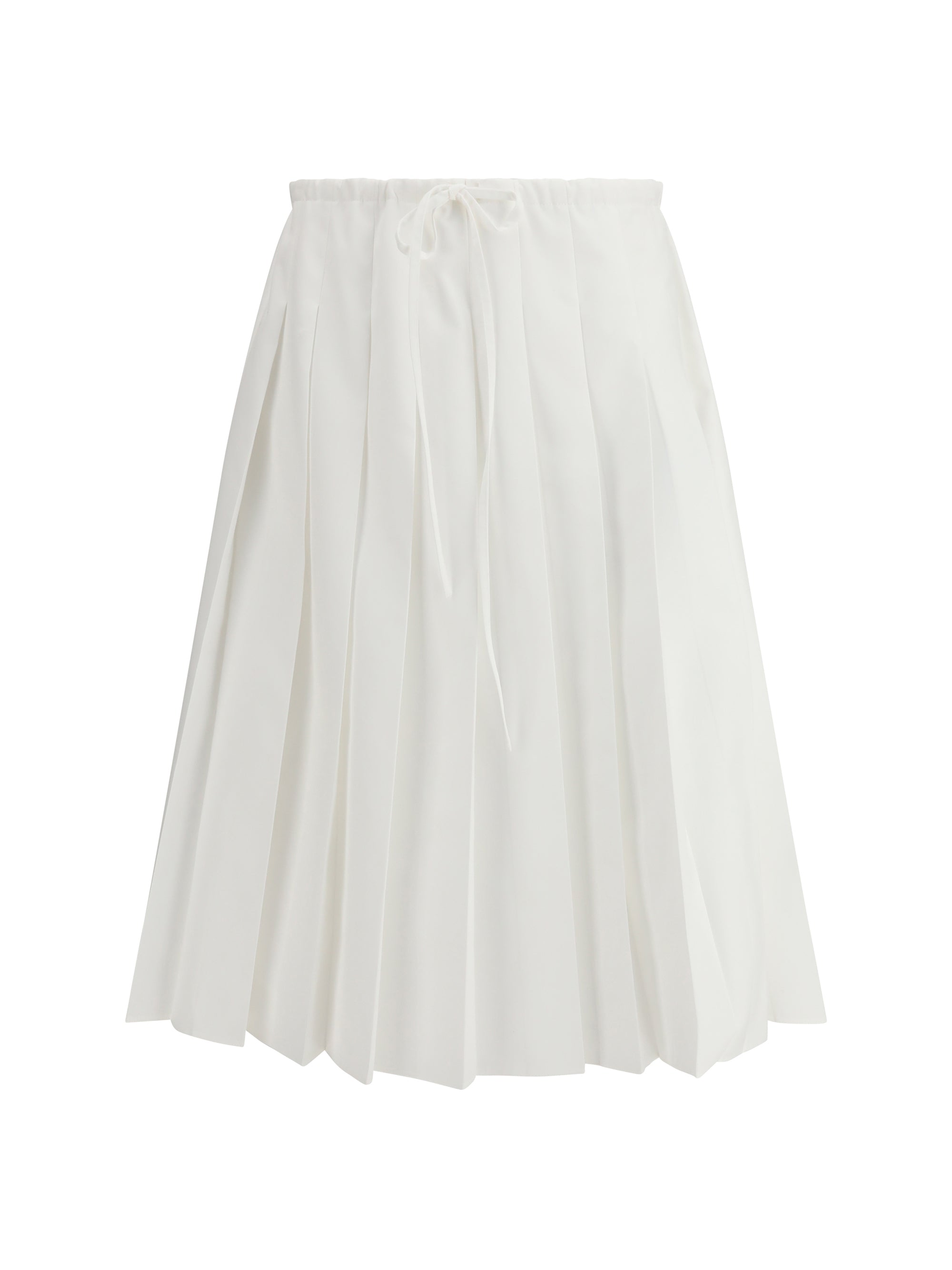 PRADA 38 pleated jersey skirt