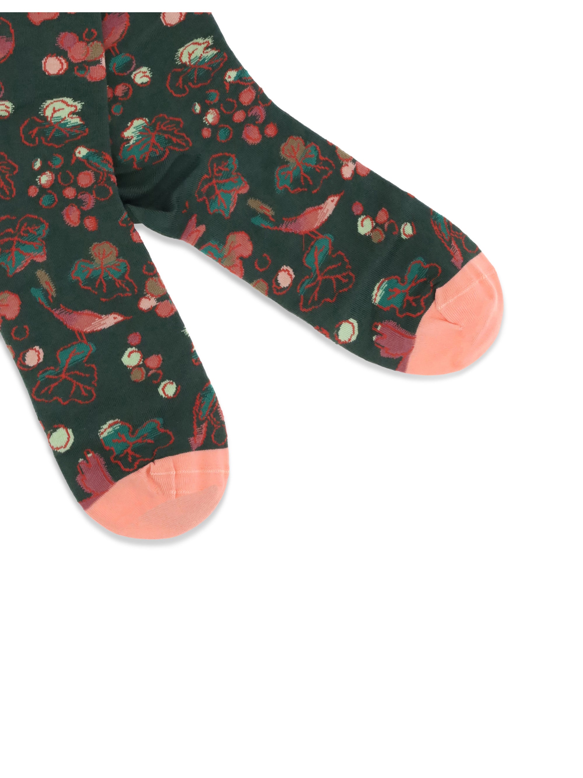 BONNE MAISON 36-38 nature-inspired pattern socks