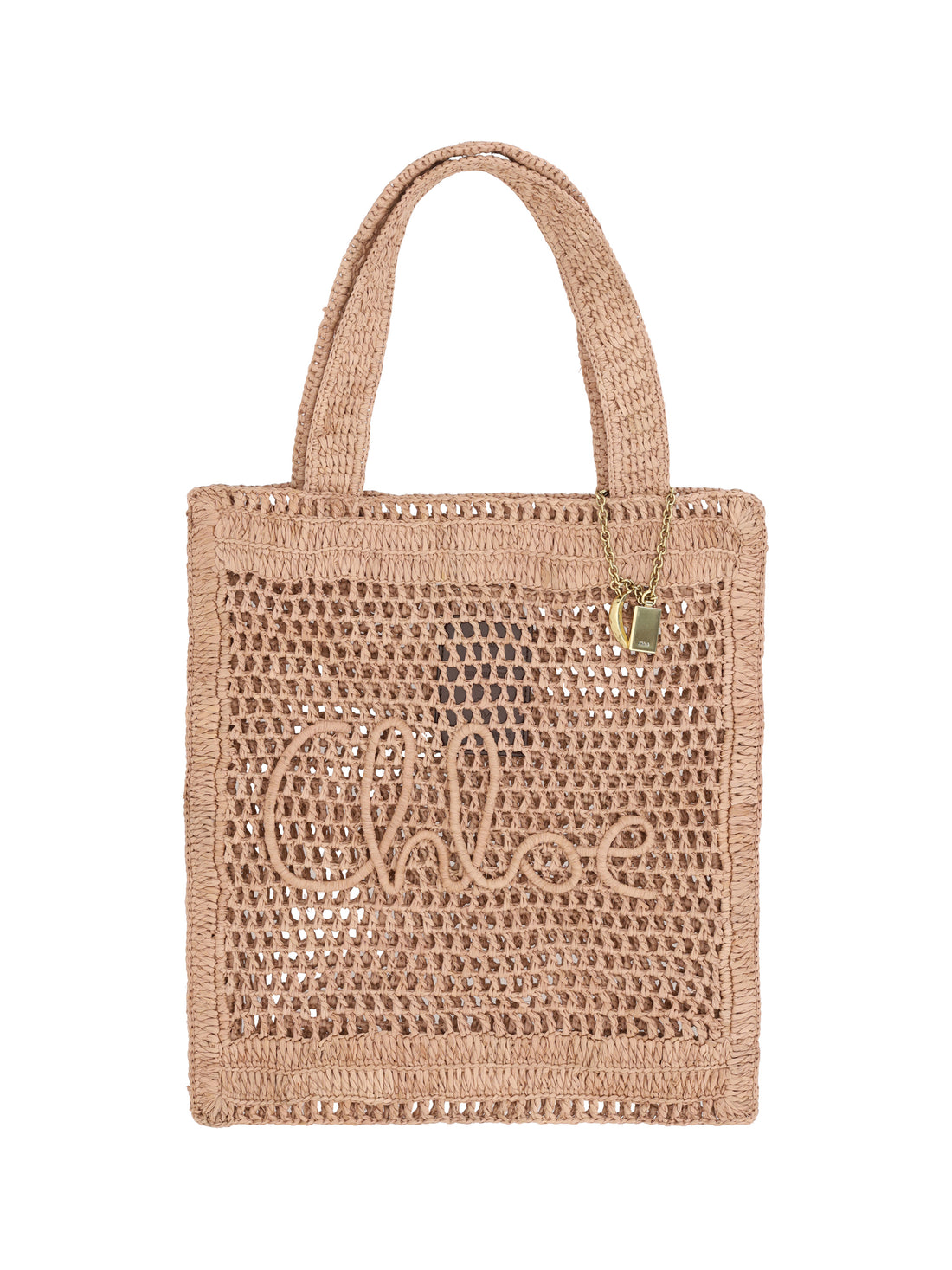 CHLOÉ OS summer banana tote bag