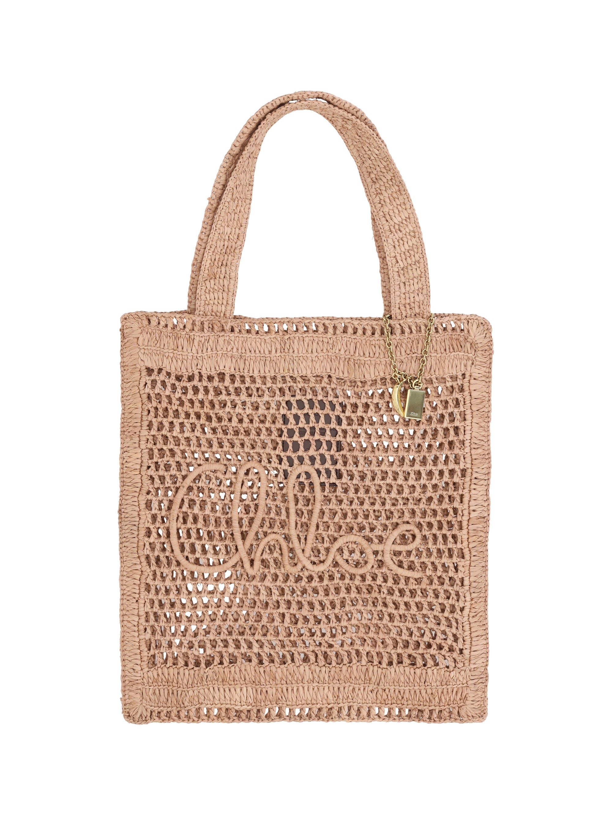 CHLOÉ OS summer banana tote bag
