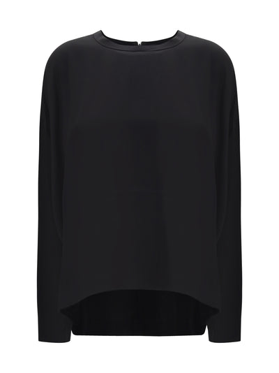 boxy satin top