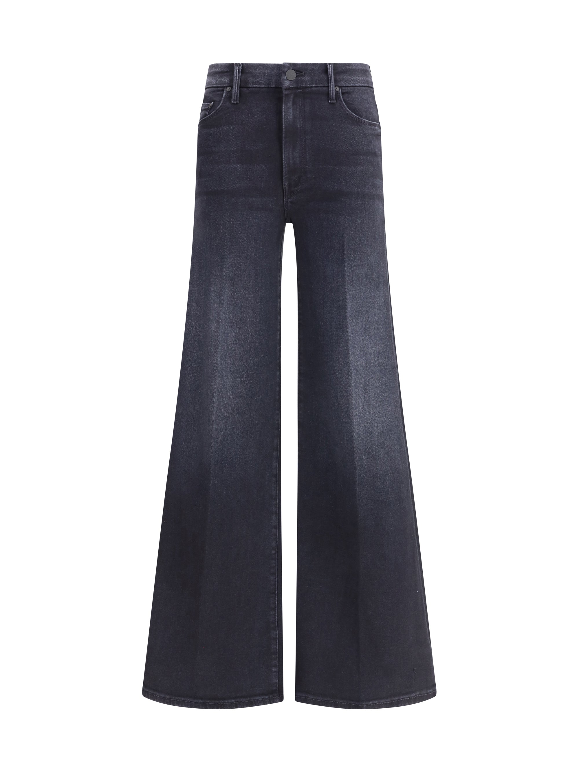 MOTHER DENIM 27 wide leg stretch cotton jeans