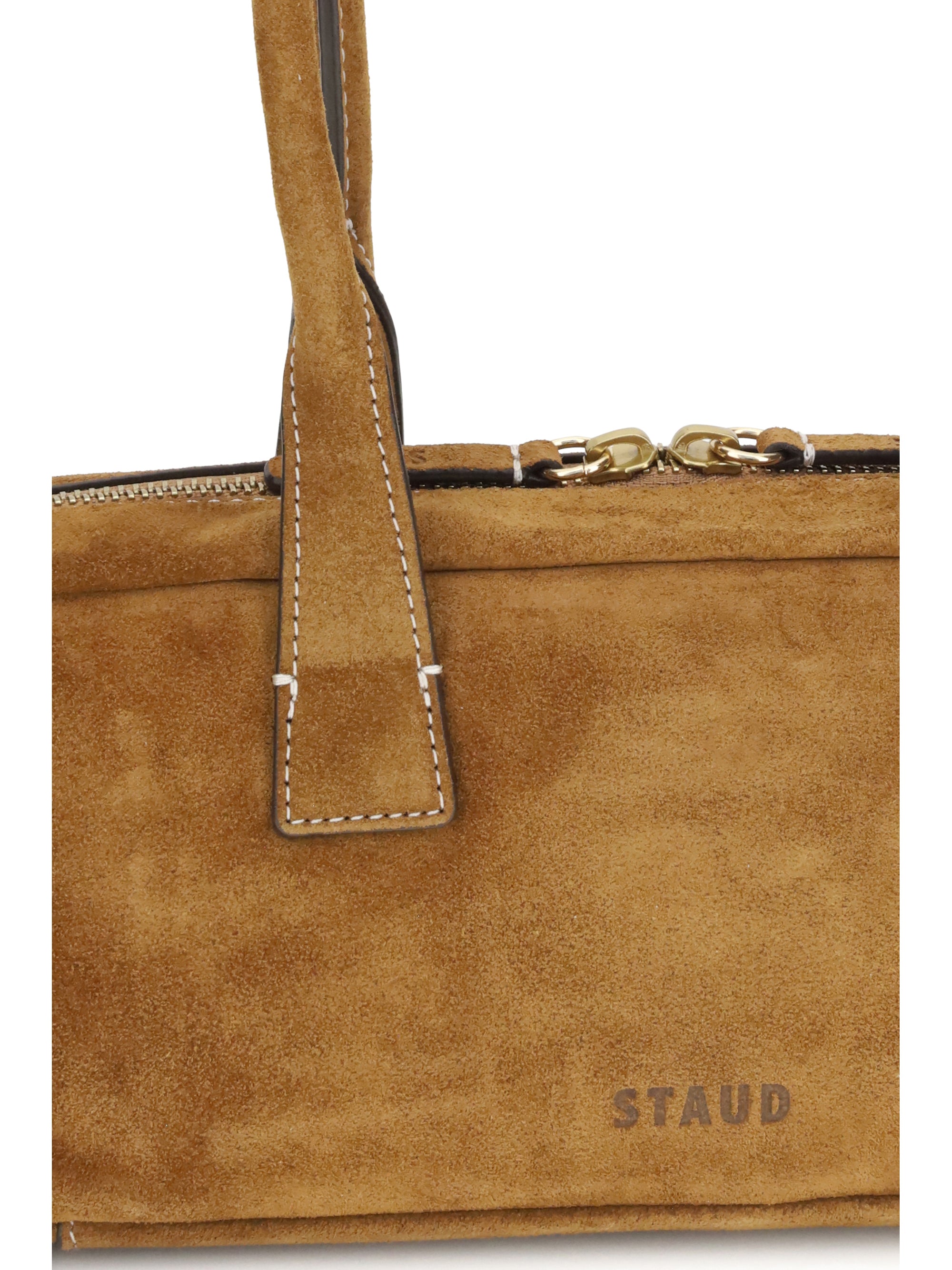 STAUD OS dude suede shoulder bag