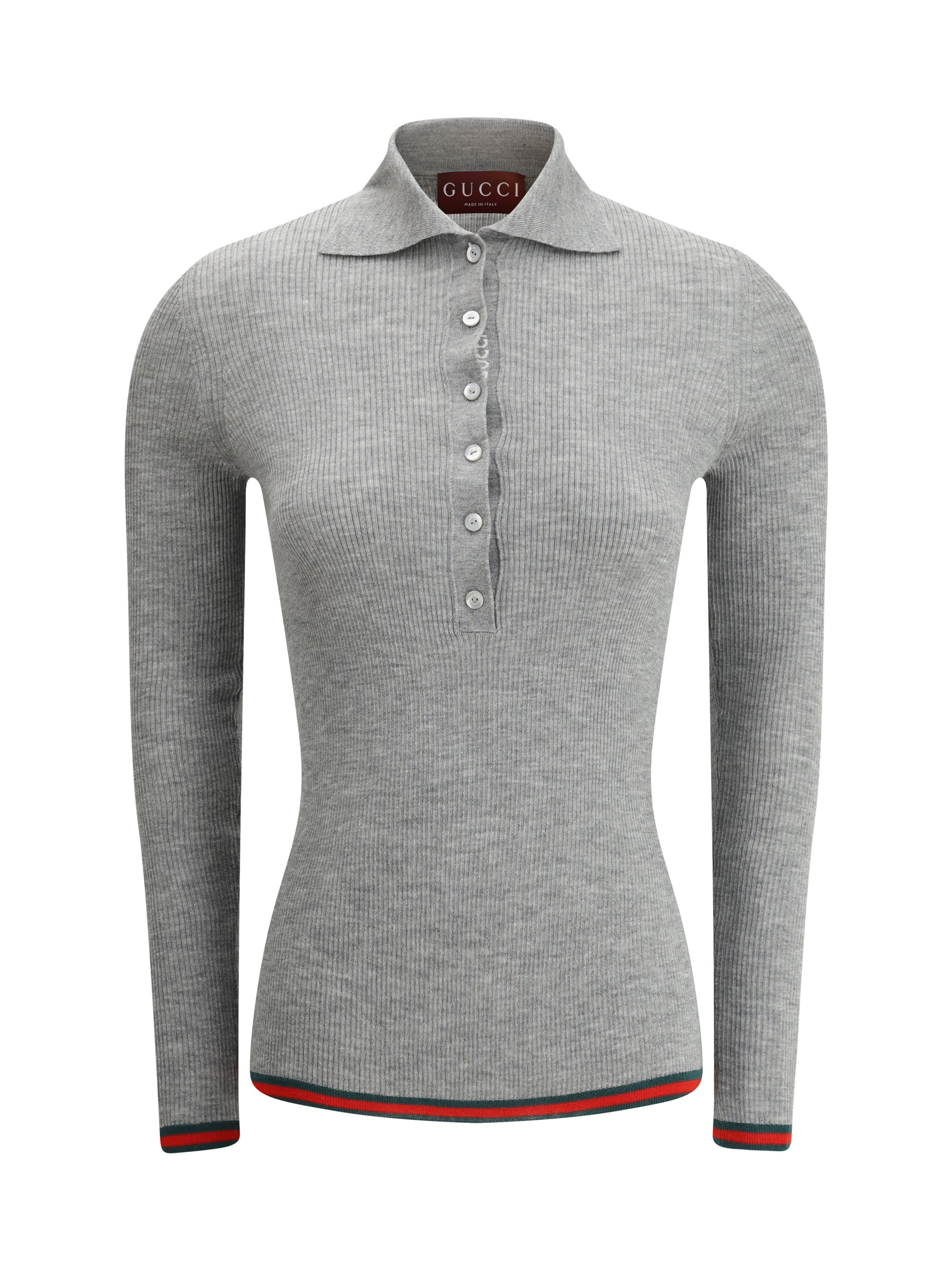 GUCCI S cashmere polo shirt