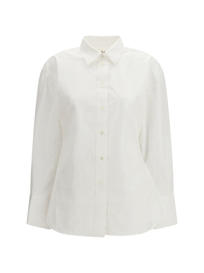 shaped cotton poplin shirt