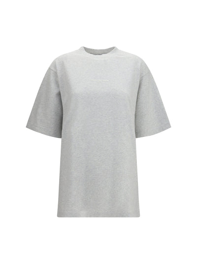 short-sleeve t-shirt with central logo print