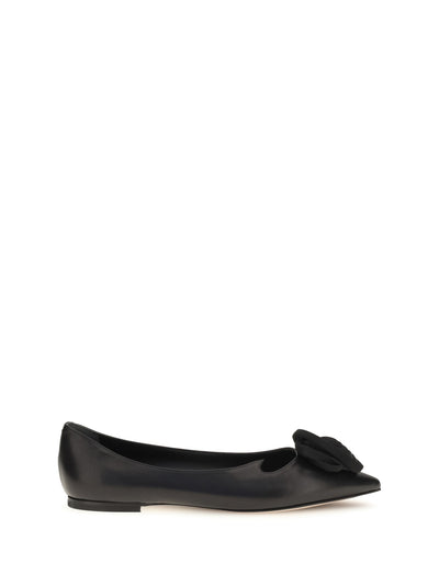suede rose vivier ballerinas