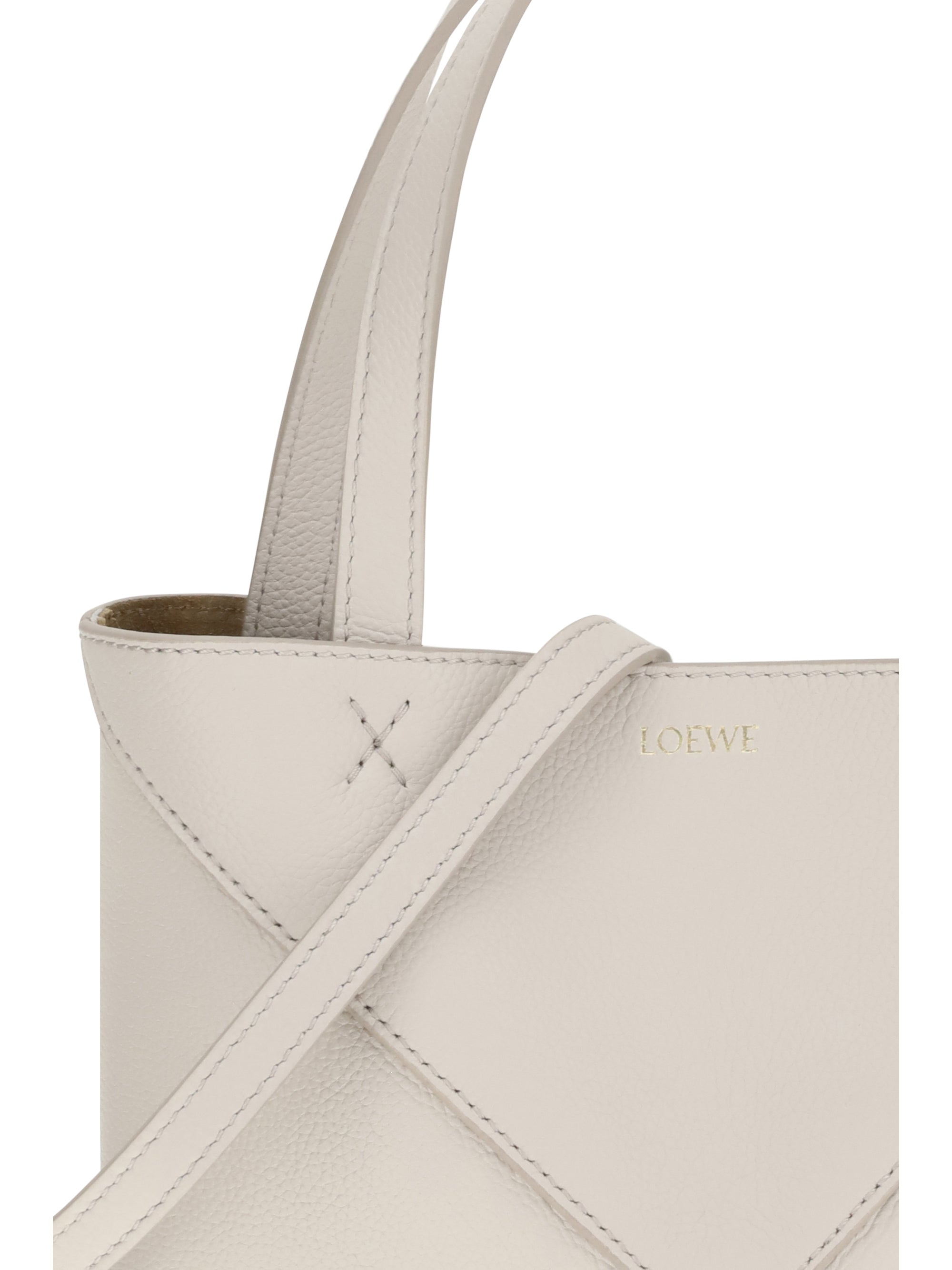 puzzle fold mini tote bag