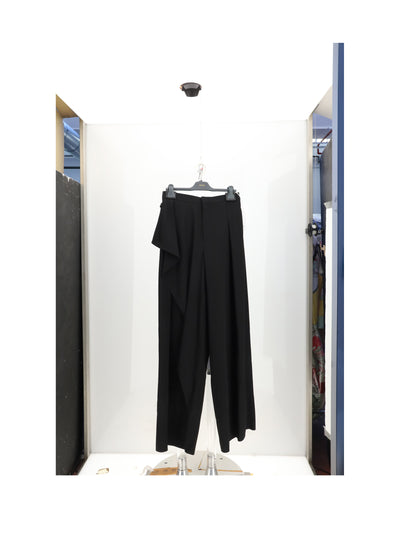 ruffle panta nero