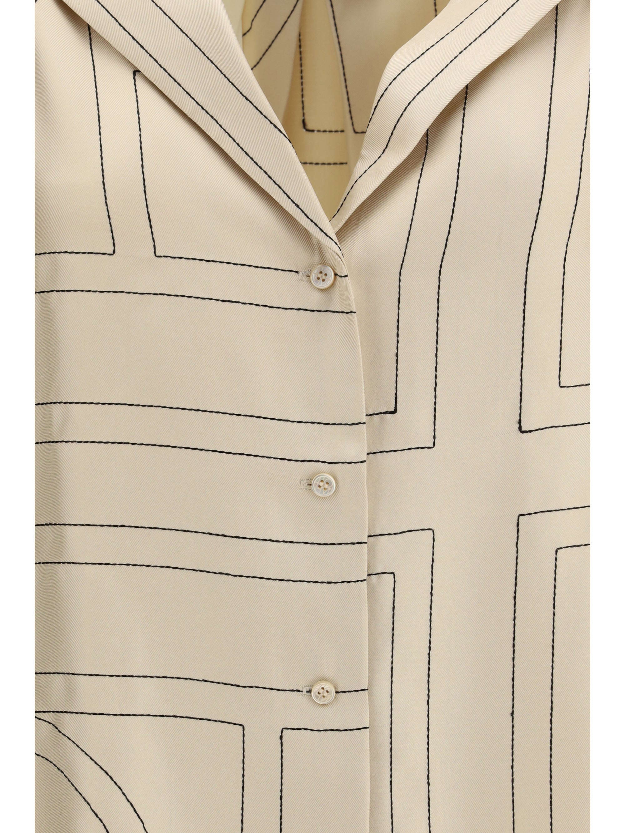 TOTEME 36 silk-twill top