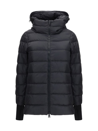 hooded down jacket