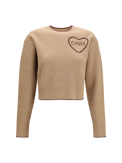 heart-logo sweater