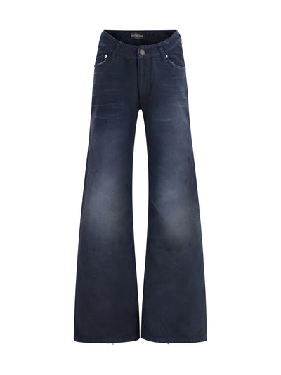 curved waist jeans