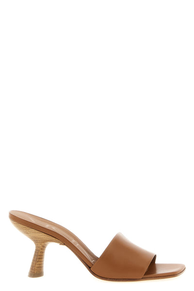 lavenue leather sabots