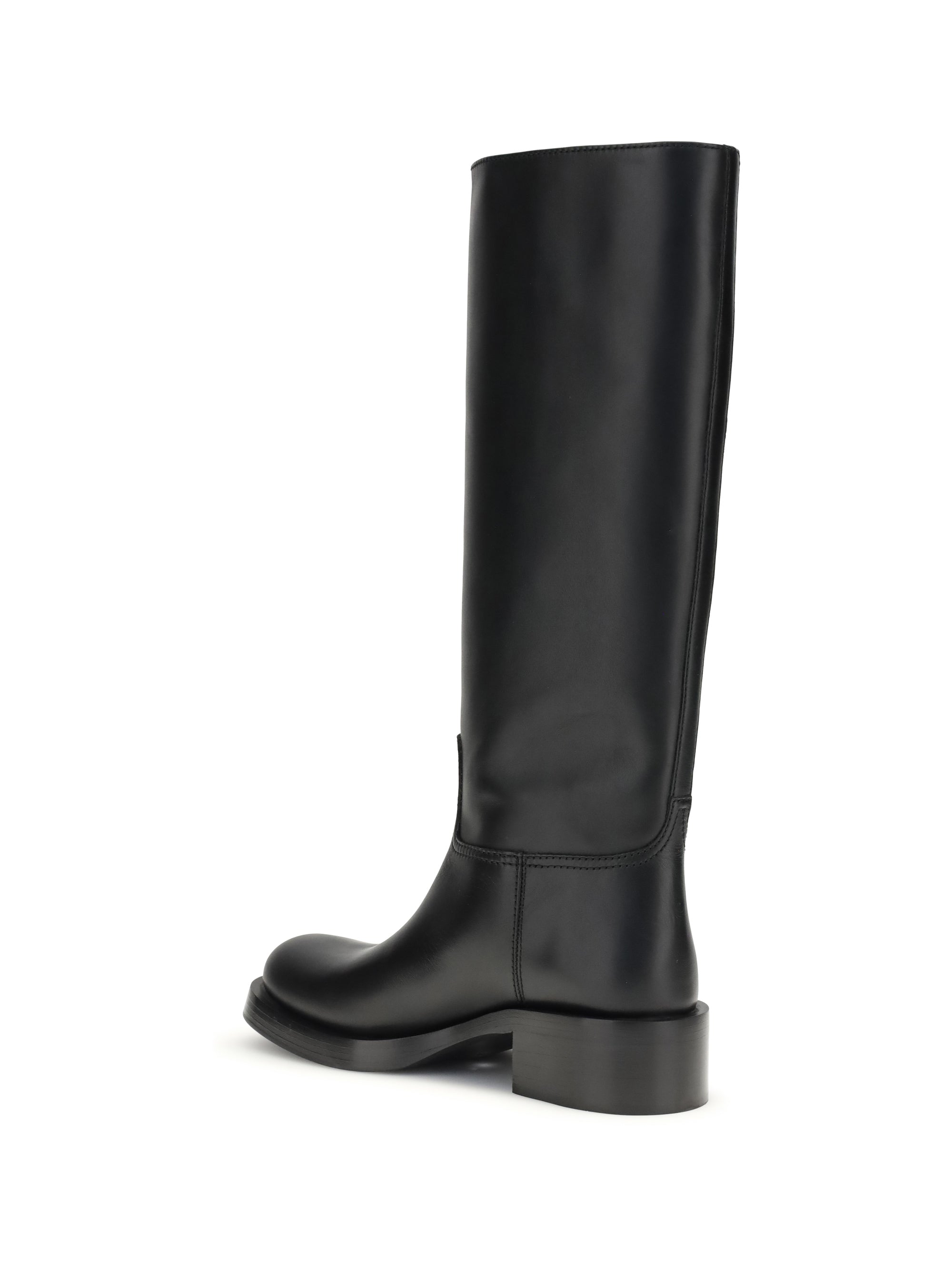 PRADA 36 high leather boots