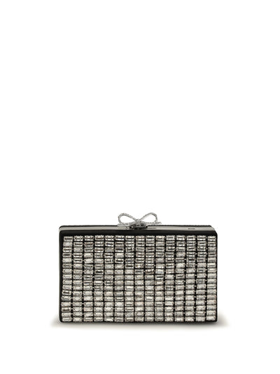 crystal chainmail clutch