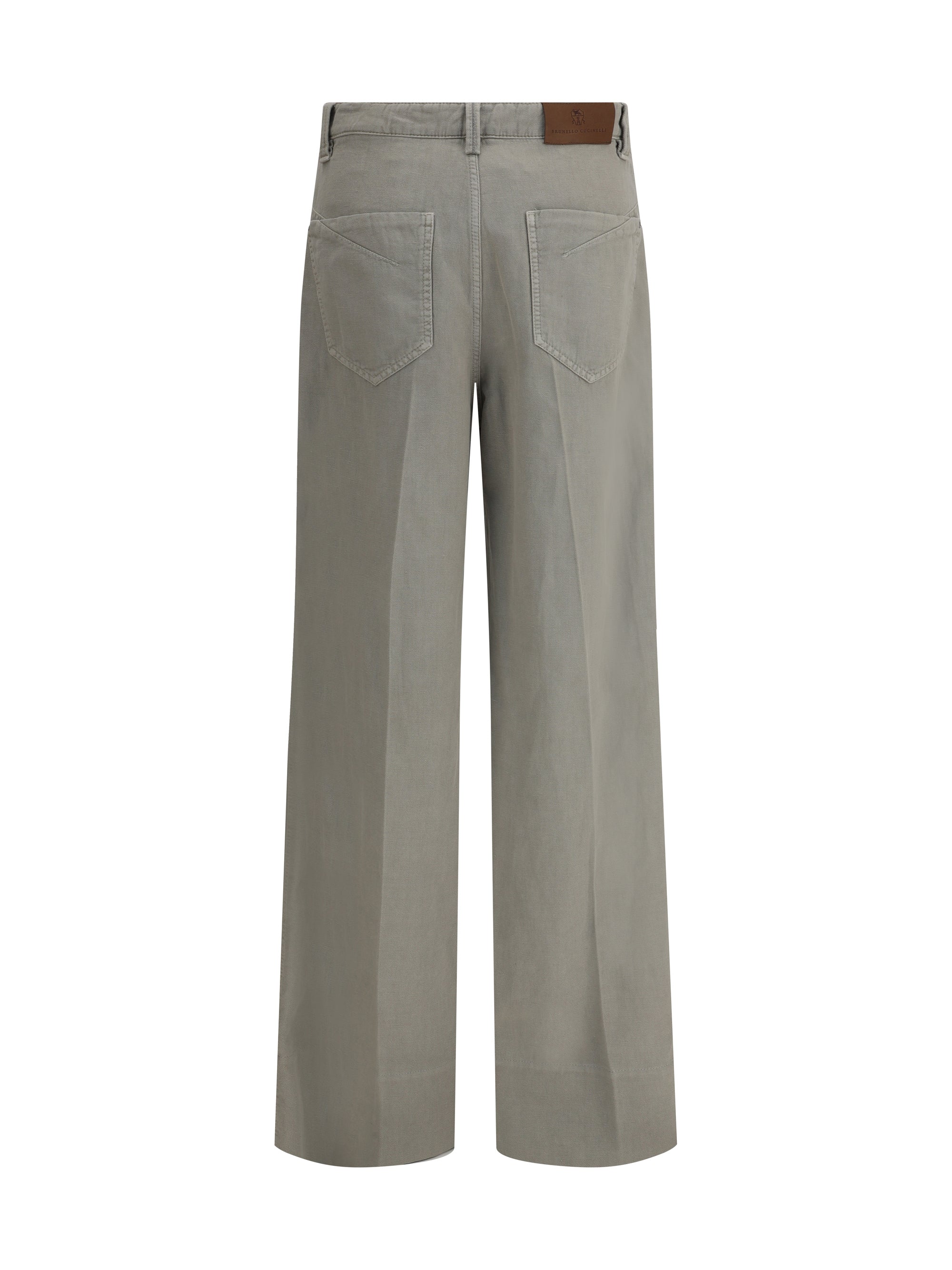 BRUNELLO CUCINELLI 50 wide-leg jeans