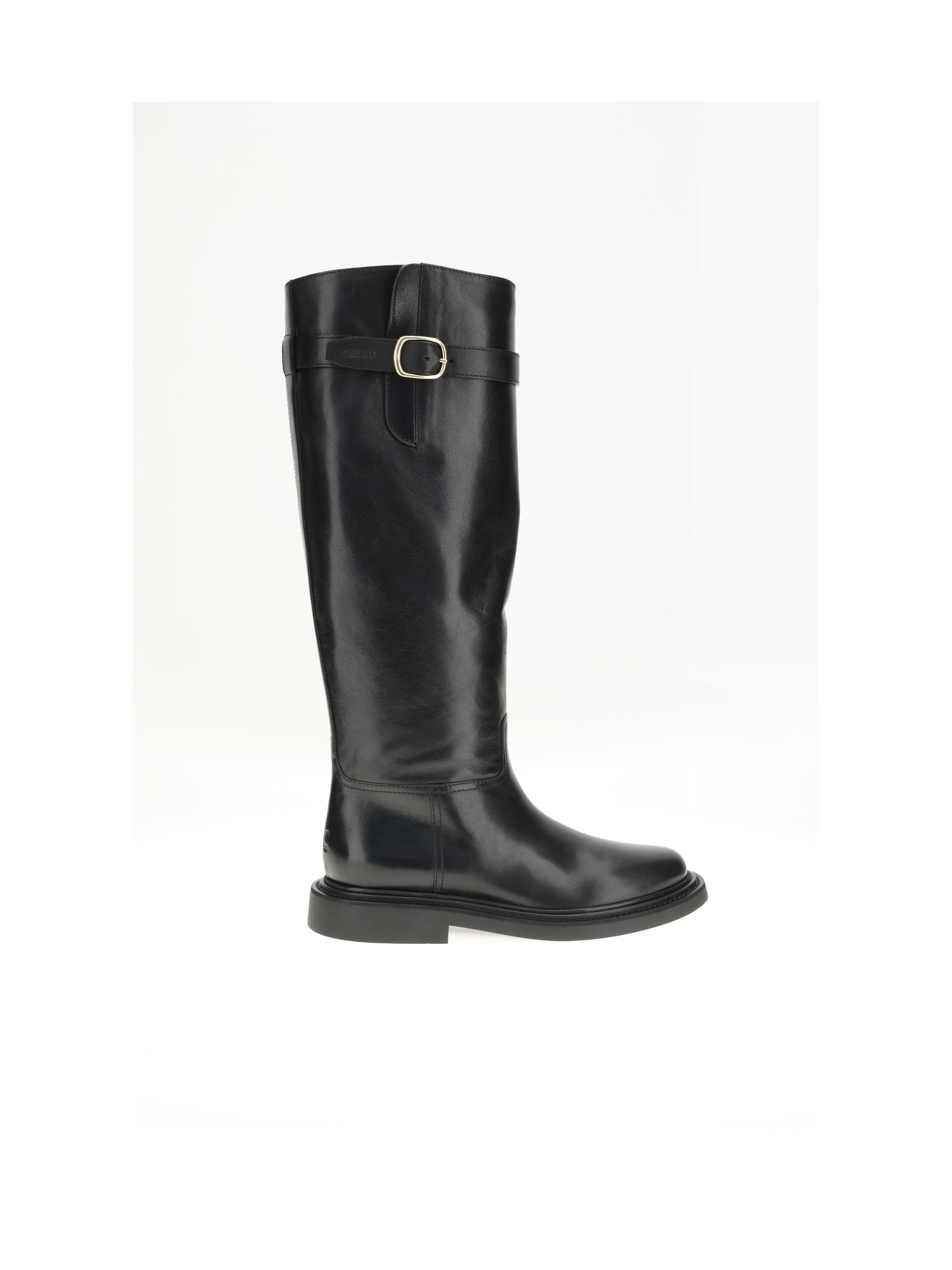 CELINE 38 high boot w/ buckle 30