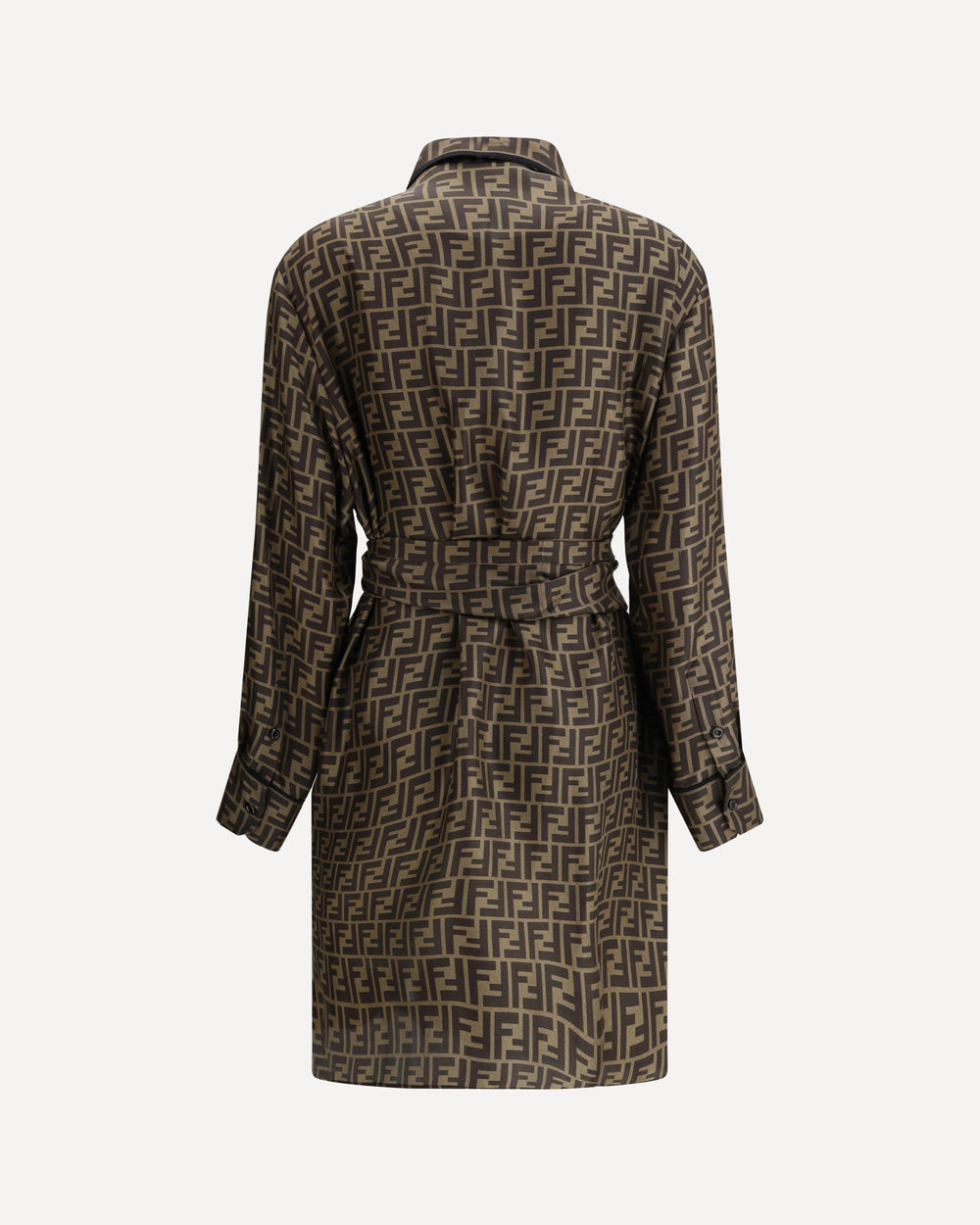 ff pattern shirt dress