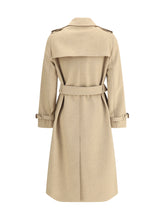 BURBERRY 8 kensington midi cashmere coat