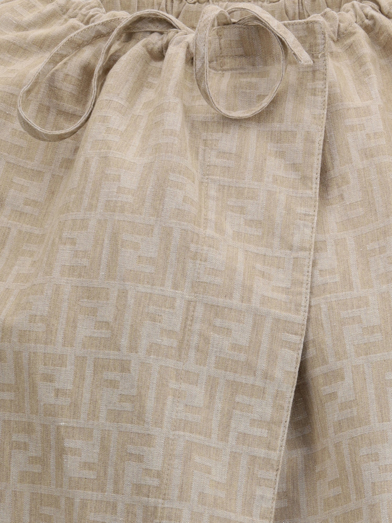 FENDI 38 oversize chambray jacket