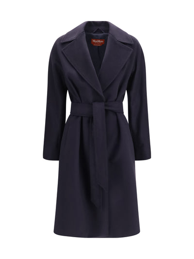 wool coat with peak lapels