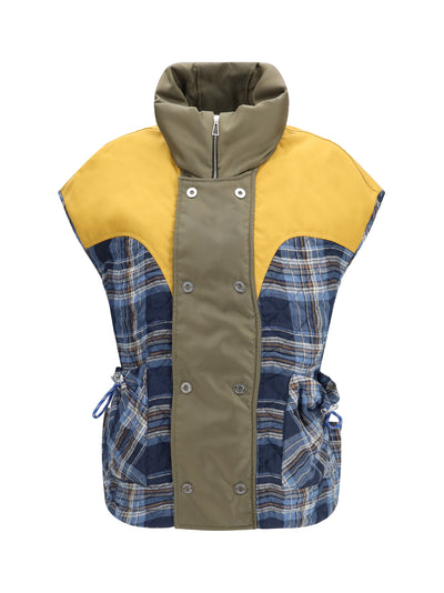 kate quilted padded vest