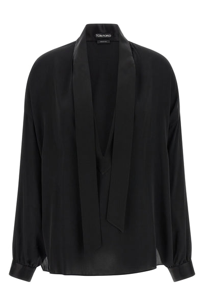 washed silk georgette blouse