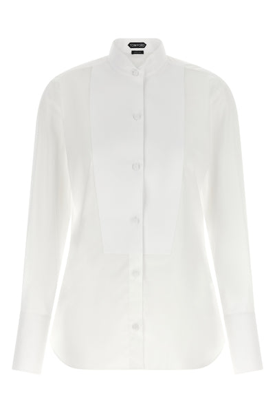the tuxedo shirt by tom ford reinterprets the codes of formal tailoring through