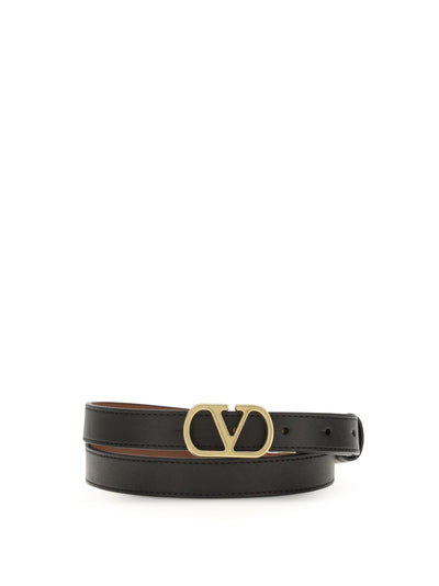 smooth leather reversible belt