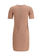 FENDI 40 ff pattern midi dress