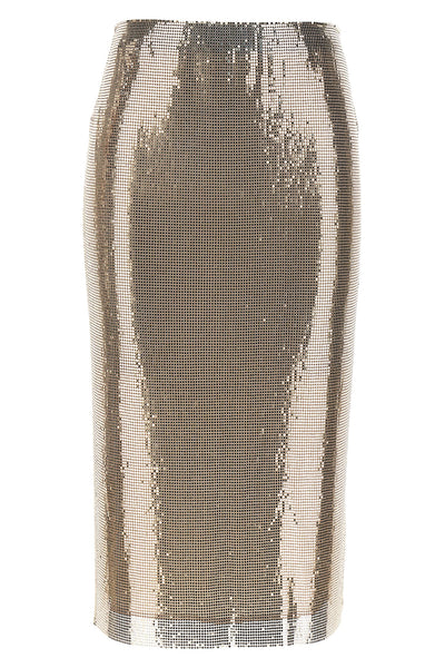 cariddi metallic knit skirt